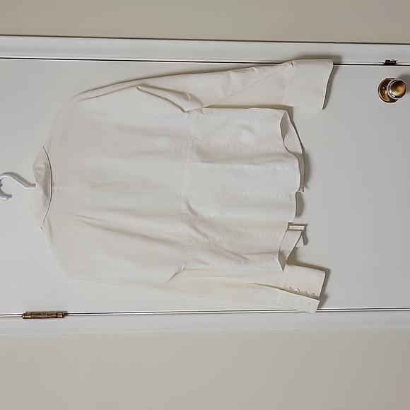 Laundry by Shelli Segal - medium, off-white, button down - Picture 3 of 3